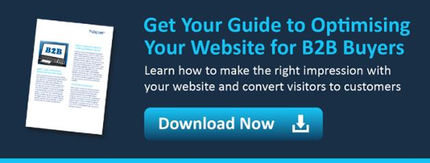 Guide to optimising websites for B2B buyers - Download now!